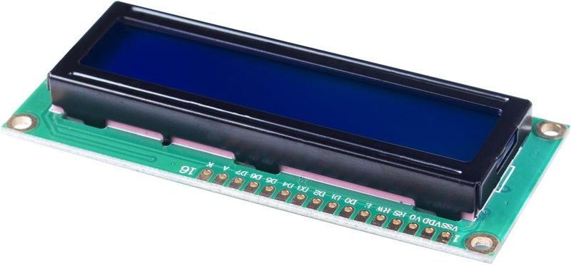 SunFounder LCD1602 Module with 3.3V Backlight Compatible with Arduino R3 Mega2560 Raspberry Pi 16x2 Character White on Blue Background - Image 2